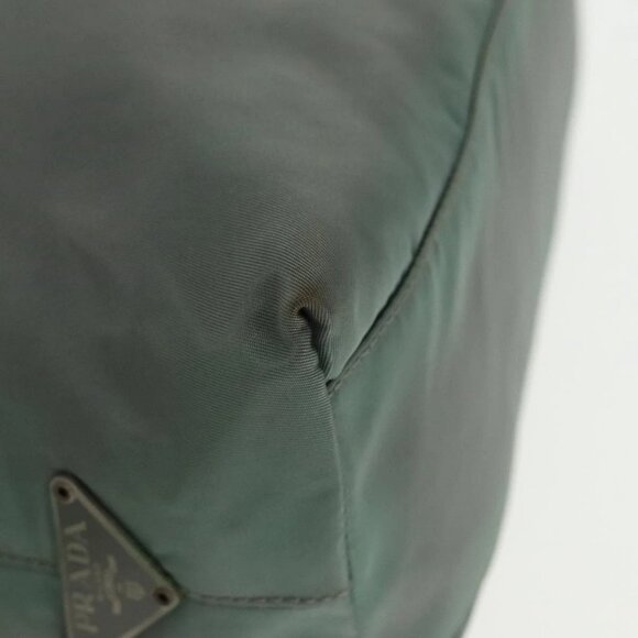 PRADA Shoulder Bag Nylon Khaki Auth 103443 - Picture 4 of 16